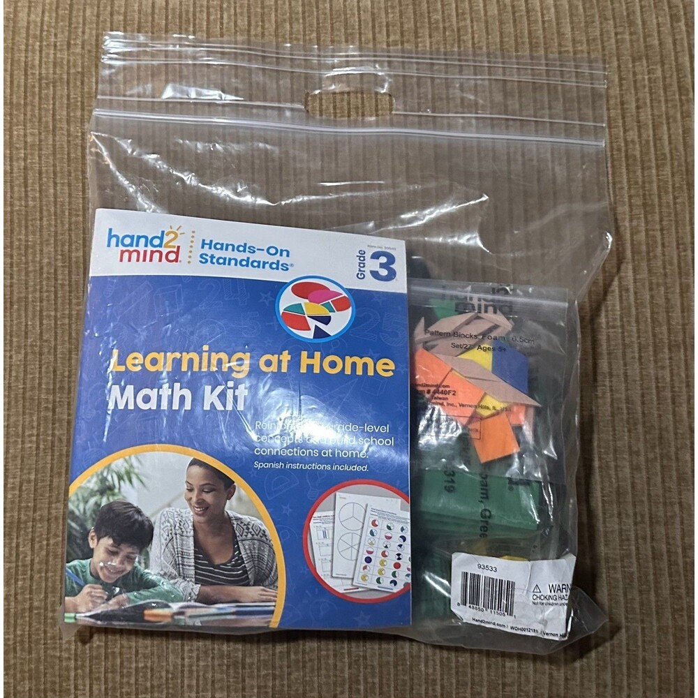 New Hand 2 Mind Grade 3 Hands On Standards Learning At Home Math Kit